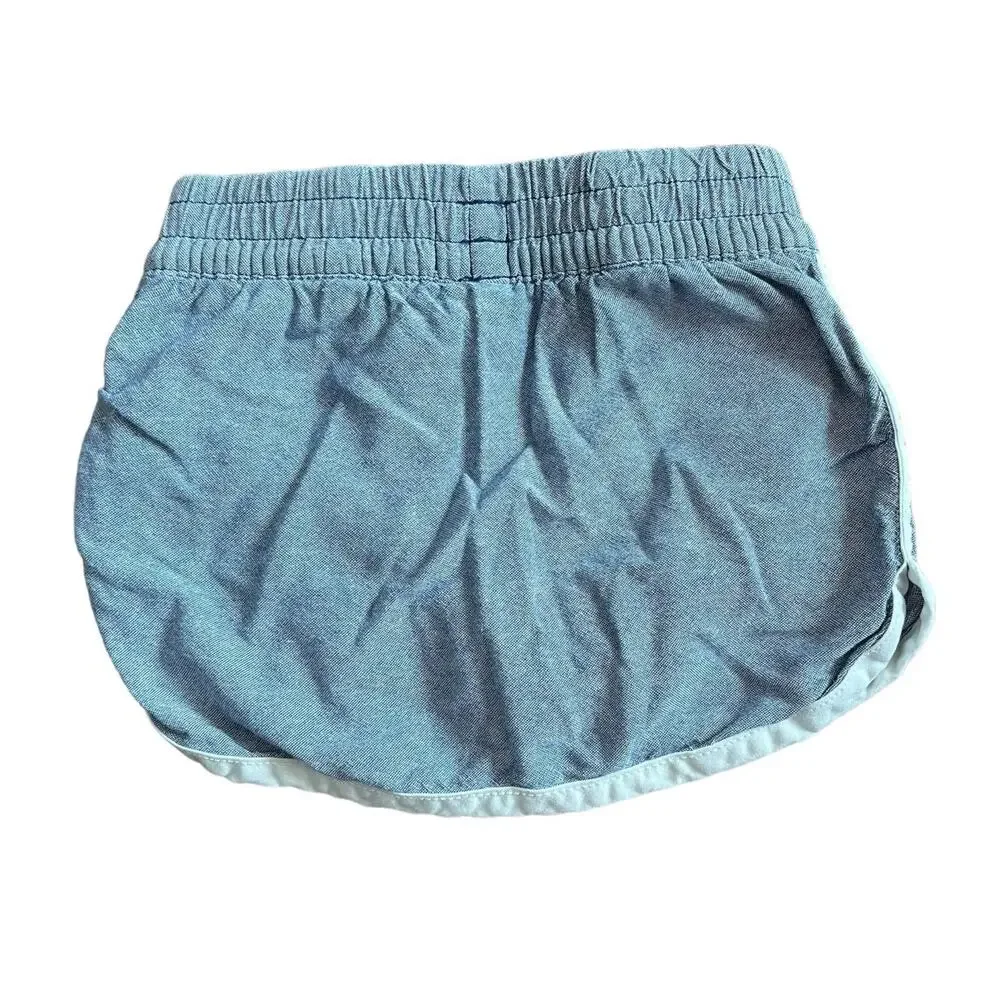 Old Navy blue chambray skort elastic drawstring waist 18-24 months